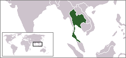 Karte Thailand